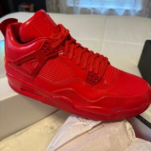 Air Jordan 11LAB4 Red Sneakers size 12